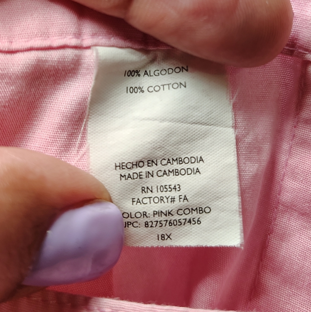 Daisy Fuentes Pink Ombre Skirt Size 18X - Picture 6 of 9